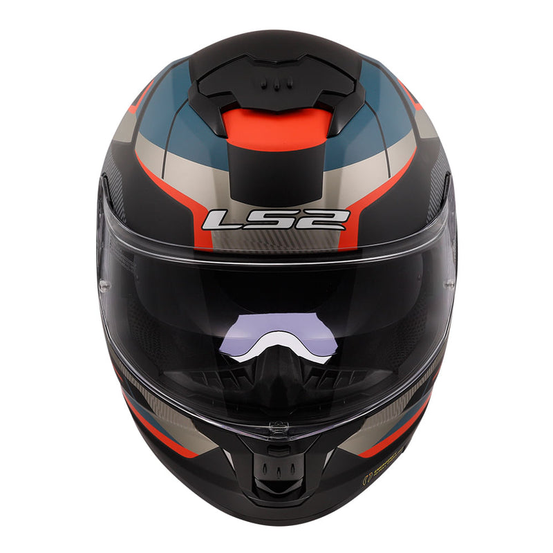 CAPACETE LS2 STREAM II ROAD PRETO/AZUL