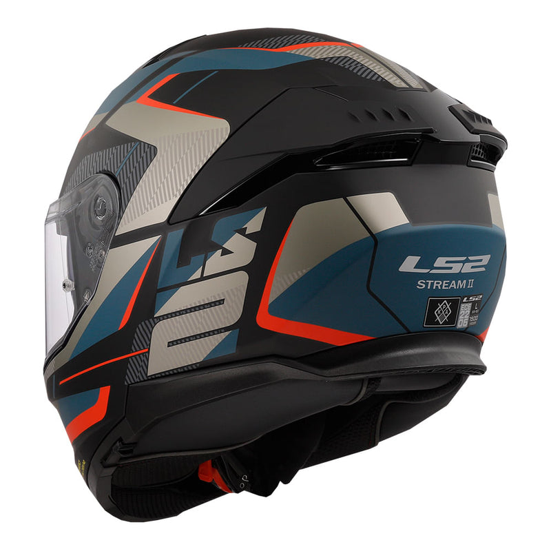 CAPACETE LS2 STREAM II ROAD PRETO/AZUL