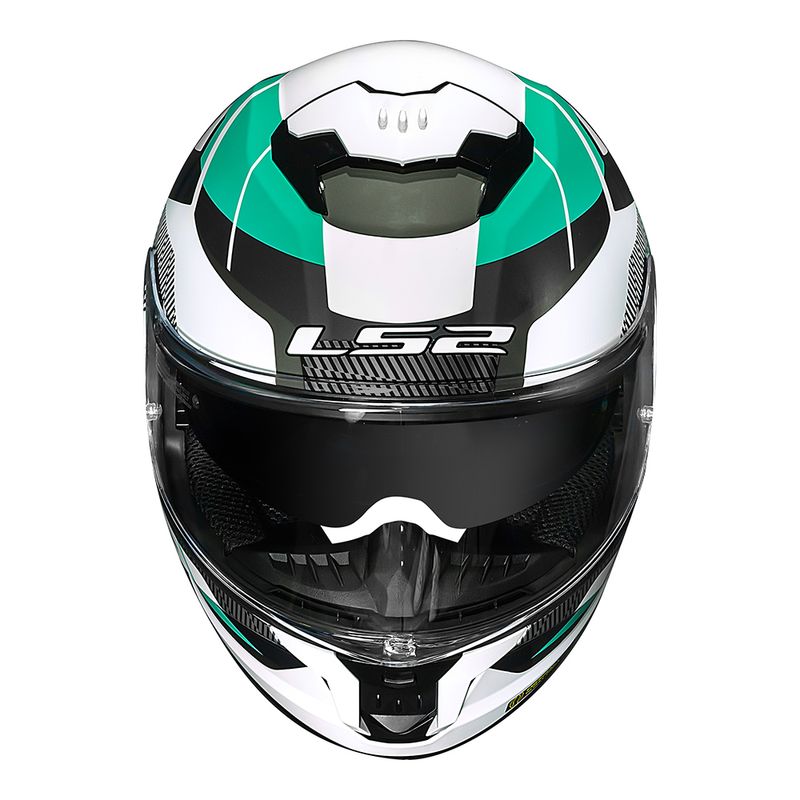 CAPACETE LS2 STREAM II ROAD BRANCO/VERDE