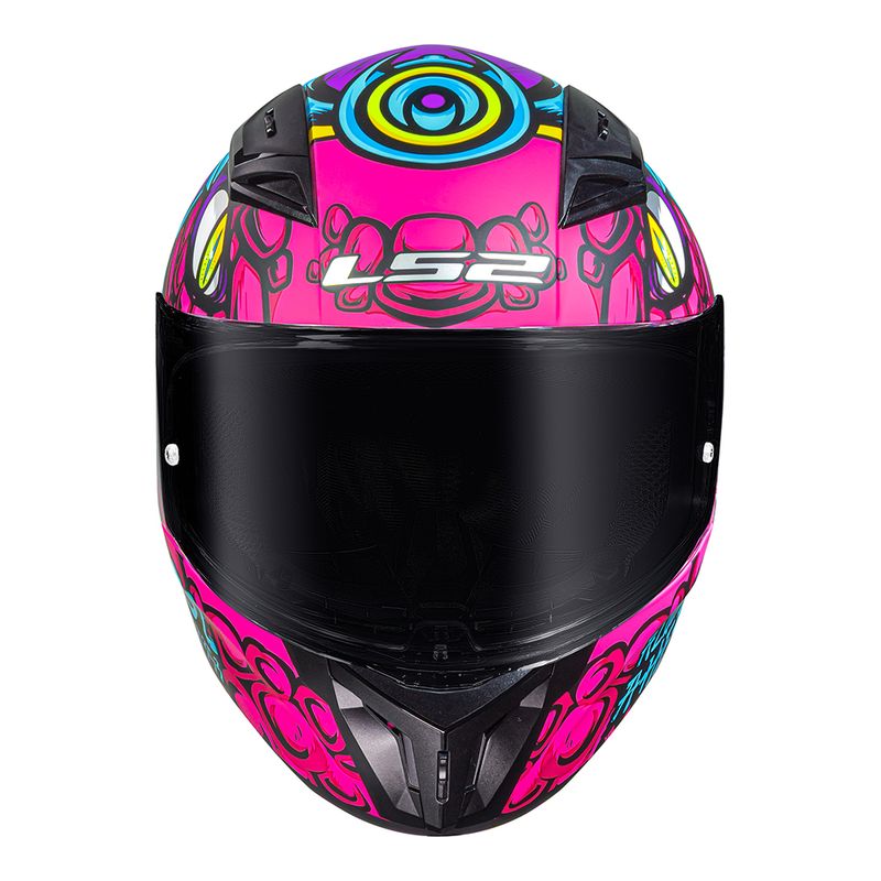 CAPACETE LS2 VIGO DRILLOX ROXO FOSCO