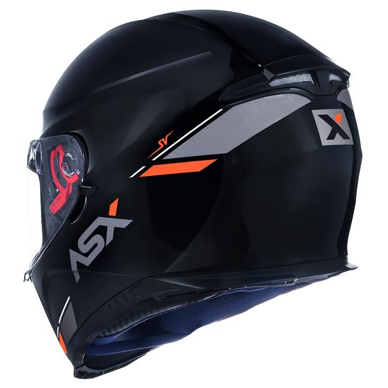 EAGLE SV SOLID BRILHO PRETO GRAFITE VERMELHO