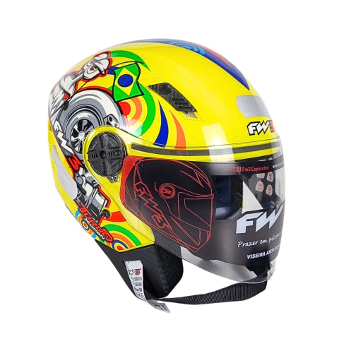 CAPACETE FW3 X OPEN TURBO